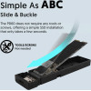 Silicon Power PD60 ���� ������ M.2 Pcie Nvme Ssd / M.2 Sata Ssd 2230 / 2242 / 2260 / 2280 M.2 M-Key Usb 3.2 Gen 2 Aluminium - (SP000HSPSDPD60CK)