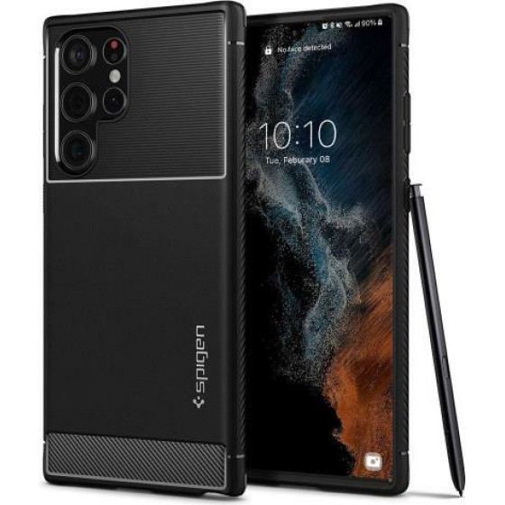 Spigen ���� Soft Tpu Rugged Armor Samsung S908B Galaxy S22 Ultra 5G ����� - (ACS03914)