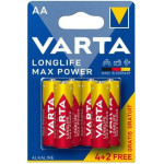 Varta �������� Alkaline Longlife Max Power Aa LR06 (6 ���.) - (127007, 127009, 4706)