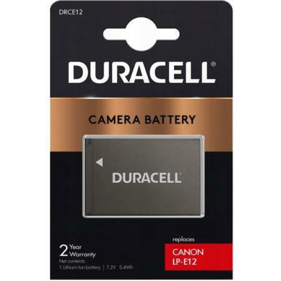 Duracell �������� ������� DRCE12 ��� Canon LP-E12 7.2V 750 Mah (1 ���)