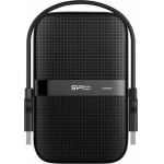 Silicon Power Hdd 5TB ������� ������� ������ Usb 3.2 Armor A60 MIL-Std 810G Black - (SP050TBPHDA60S3A)
