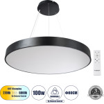GloboStar Burton 61204-P �������� ���������� ������ Led Cct 100W 11020lm 120� Ac 220-240V - �������� �������� ���� ���������������� All In One ����� 6000k+������ 4500k+����� 2700k Dimmable �80cm - ����� - 3 Years Warranty - (61204)