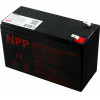 Npp Power Npp ��������� �������� 12V 7.2Ah (151X65X95) NP12-7.2 ���������� T2/F2 6.35mm