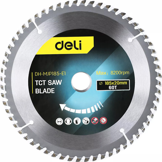 DELI ������ ����� ����� 60 ������, 185mm, 8200rPm - (DH-MJP185-E1)