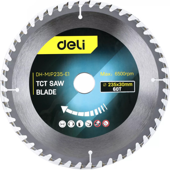 DELI ������ ����� ����� 60 ������, 235mm, 6500rPm - (DH-MJP235-E1)