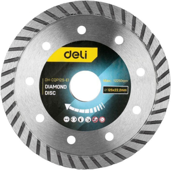 DELI ������ ����� �������� ������� ������, 125mm, 12250rPm - (DH-CQP125-E1)