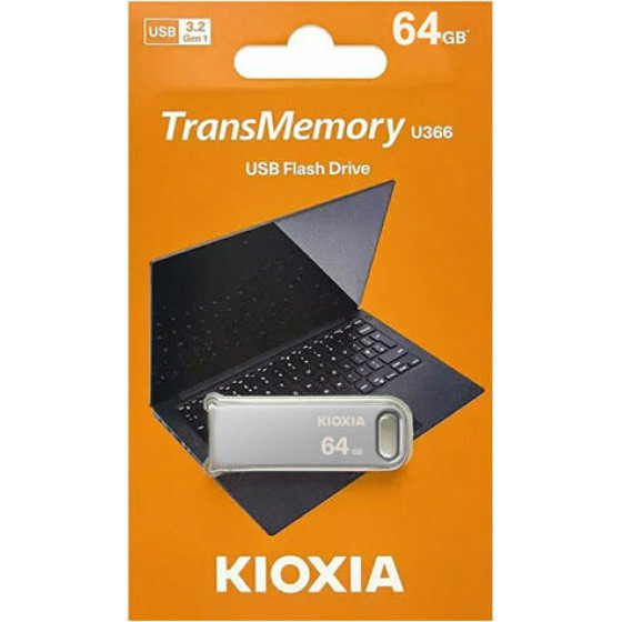 Kioxia Metal Flash Usb 3.2 GEN.1 64GB - (LU366S064GG4)
