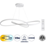GloboStar Dexter �������� ��������� ������ Design Led Cct 120W 13440lm 300� Ac 220-240V - �������� �������� ���� ���������������� All In One ����� 6000k+������ 4500k+����� 2700k Dimmable �103cm - ����� - 3 Years Warranty - (60918)