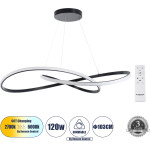 GloboStar Dexter �������� ��������� ������ Design Led Cct 120W 13440lm 300� Ac 220-240V - �������� �������� ���� ���������������� All In One ����� 6000k+������ 4500k+����� 2700k Dimmable �103cm - ����� - 3 Years Warranty - (60917)