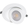 GloboStar Lexis Joint ������� Led ��������� Spot Downlight 12W 1140lm 45� Ac 220-240V IP44 �15.8cm x �4.1cm - ��������� - ����� - ����� ����� 2700K - Bridgelux Chip - Tuv Certified Driver - 5 Years Warranty - (60989)
