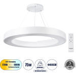 GloboStar Ra �������� ��������� ���������-������ Led Cct 75W 8250lm 120� Ac 220-240V - �������� �������� ���� ���������������� All In One ����� 6000k+������ 4500k+����� 2700k Dimmable �80cm - ����� - 3 Years Warranty - (61197)
