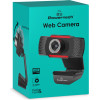 Powertech Web Camera 2.0MP Full HD, Plug & Play, 1.35m, ����� - (PT-1078)