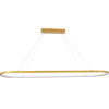 GloboStar Bolivar �������� ��������� ������ Design Led Cct 54W 6210lm 300 Ac220-240V - �������� �������� ���� ���������������� All In One ����� 6000k+������ 4500k+����� 2700k Dimmable �120x�30x�2cm ����� �������� 3 Years Warranty - (61274)