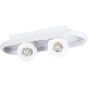 GloboStar Nespo ��������� ������ Linear Design Led Cct �� ��������� ���� Led Spot Downlight 36W 4032lm 360� & 45� Ac 220-240V - �������� �������� ���� �������� On/Off All In One ����� 6000k+4500k+2700k �40 x �13 x �6.5cm - ����� - (61213)