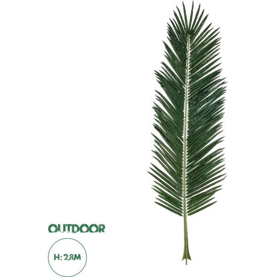 GloboStar Artificial Garden Areca Palm Leaf ������� ������������ ���� �������������� ����� �95 x �280cm - (20182)