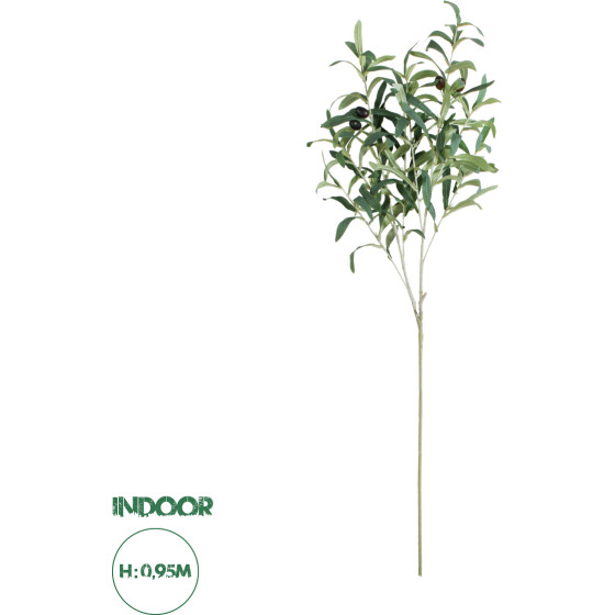 GloboStar Artificial Garden Olive Tree Branch ������� ������������ ����� ����� �30 x �95cm - (20233)