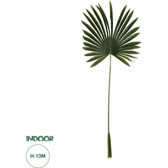 GloboStar Artificial Garden Serenoa Palm Leaf ������� ������������ ���� �������������� ������� �������� �47 x �120cm - (20173)