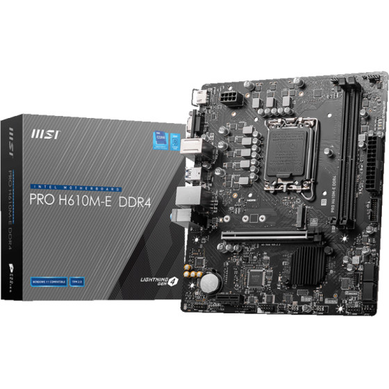 MSI Pro H610M-E DDR4 - (801-7D48-003)