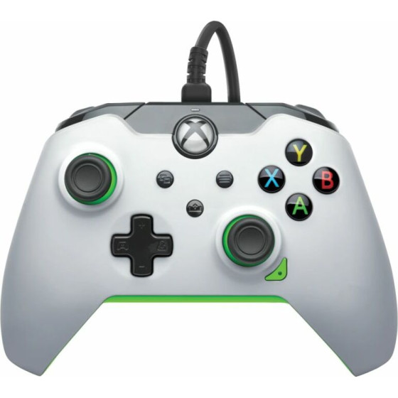 PDP Wired GRN/Wht Xbox - (049-012-WG)
