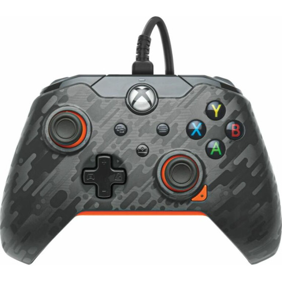 PDP Wired ORNG/Blk Camo Xbox - (049-012-CMGO)