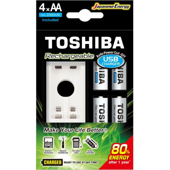 Toshiba TNHC-6GME4 Cb (Aa 2000mAh x 4)