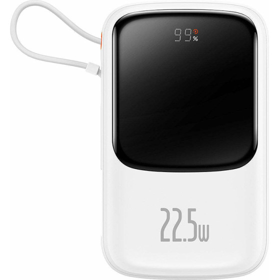 Baseus Qpow Power Bank 10000mAh 22.5W �� ���� USB-A ��� ���� USB-C Power Delivery / Quick Charge 3.0 ����� - (PPQD060102)
