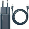 Baseus ��������� �� ���� USB-C ��� ������� Lightning 20W Power Delivery ���� (Super Si) - (TZCCSUP-B03)