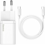 Baseus ��������� �� ���� USB-C ��� ������� USB-C 25W ������ (Super Si) - (TZCCSUP-L02)