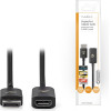 Nedis CCGP37108BK02 Displayport Adapter 8K@30Hz 0.20m BLACK