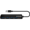 NOD Metal Hub 4.3 Usb 3.2 Gen 1X1 4 Ports Aluminum BLACK