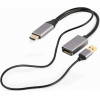 Cablexpert Active 4K Hdmi Male To Displayport Female Adapter Black Retail Pack - (A-HDMIM-DPF-02)
