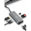 Cablexpert Usb TYPE-C 7-IN-1 Multiport Adapter (HUB3.0+HDMI+VGA+PD+Card READER+Stereo AUDIO) - (A-CM-COMBO7-01)