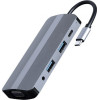 Cablexpert Usb TYPE-C 8IN1 MULTI-Port Adapter (HUB+HDMI+VGA+PD+Card READER+Stereo AUDIO) Silver - (A-CM-COMBO8-02)
