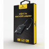 Cablexpert USB-C To Dual Hdmi Adapter 4K 60HZ Black Retail Pack - (A-CM-HDMIF2-01)
