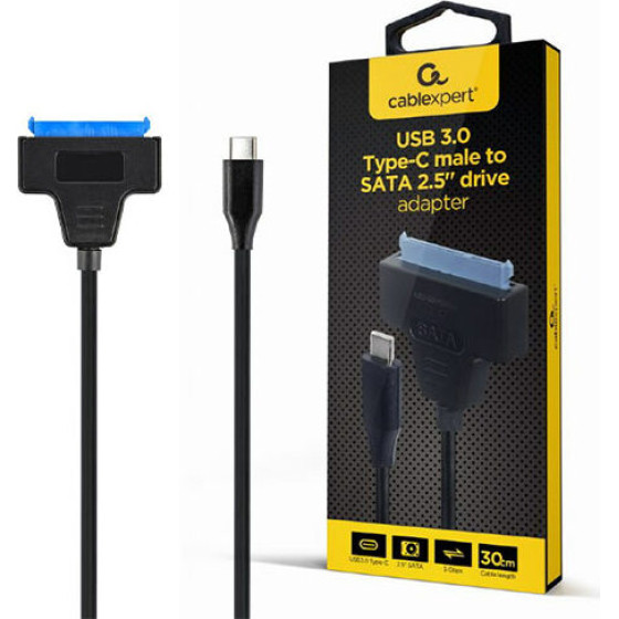 Cablexpert USB3.0 TYPE-C Male To Sata 2.5' Drive Adapter Retail Pack - (AUS3-03)