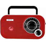 Camry Small Portable Radio Red - (CR1140R)