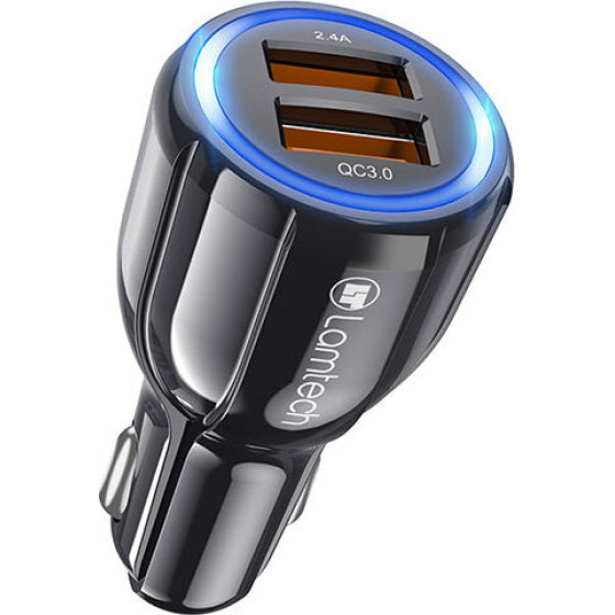 Lamtech Car Quick Charger QC3.0 3.1A - (LAM021011)