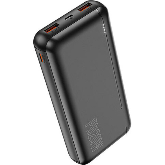 Lamtech Powerbank 20000MAh QC3,0+PD20W Black - (LAM112907)
