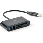 Lamtech TYPE-C Card Reader Black - (LAM112457)