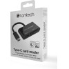 Lamtech TYPE-C Card Reader Black - (LAM112457)