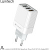 Lamtech Wall Quick Charger QC3.0 2x2.1A - (LAM021004)