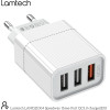 Lamtech Wall Quick Charger QC3.0 2x2.1A - (LAM021004)