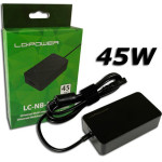 LC-Power Universal Multi Range Notebook Adapter 45W 19-19,5V/1,58-2,37A/10 Tips - (LC45NBPRO)