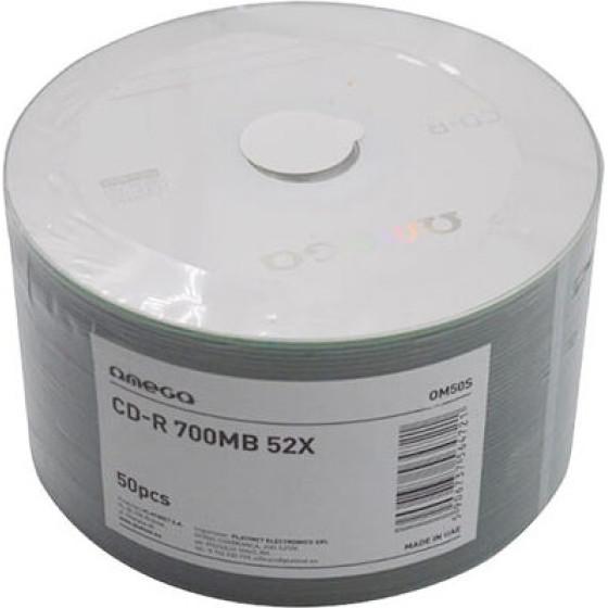 Omega CD-R 700MB Printable 52X 50PCs - (OM56193)