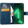 Lime ���� Iphone 13 Pro 6.1'' Essential Magnet Book Stand Clip Dark BLUE