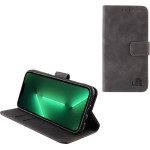 Lime ���� Iphone 13 Pro 6.1'' Essential Magnet Book Stand Clip GREY