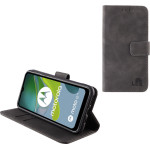 Lime ���� Motorola Moto E13 6.5'' Essential Magnet Book Stand Clip GREY