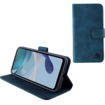 Lime ���� Motorola Moto G53 5G/ G13 4G/ G23 4G 6.5'' Essential Magnet Book Stand Clip Dark BLUE