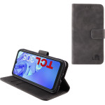 Lime ���� Tcl 305/306/30E/30SE 6.52'' Essential Magnet Book Stand Clip GREY