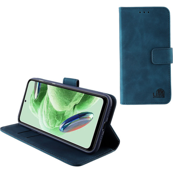 Lime ���� Xiaomi Redmi Note 12 5G 6.67'' Essential Magnet Book Stand Clip Dark BLUE